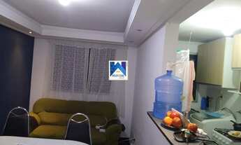 Imagem: 2 dormitórios, possui 1 banheiro, sala