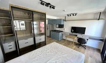 Imagem: Studio novo mobiliado locação 25m² lazer