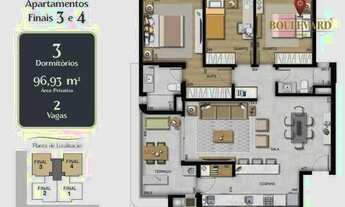 Imagem 6: Apartamento Residencial Tamoios com 3 dormitórios à venda, 96 m² por R$ 1.262.849 - Vila I
