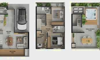 Imagem 5: Casa com 3 quartos e Rooftop no Portal do Ribeirão, Florianopolis SC 88064-082