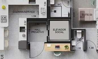 Imagem 5: APARTAMENTO COM 150.66 m² - BOQUEIRÃO - PRAIA GRANDE SP