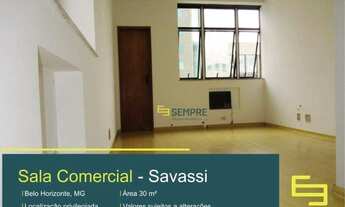 Imagem: Sala à venda, 30 m² - Savassi - Belo Horizonte/MG