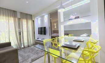 Imagem 6: Flat de luxo com acabamento e mobilia premium, vista mar com todo conforto e luxo