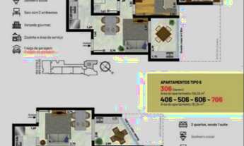 Imagem 6: Apartamento 2 Quartos - Santa Catarina