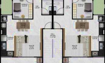 Imagem 5: Apartamento á 80 metros do mar com 2 dormitórios à venda, 83 m² por R$ 500.000 - Tabuleiro