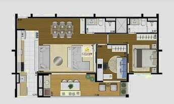 Imagem 7: Apartamento à venda, Barra Funda, 83m², 2 dormitórios, 1 suíte, 2 vagas!