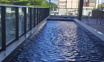 Imagem 7: Que tal dar uma conferida nesse quarto e sala na ponta verde