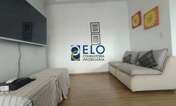 Imagem 3: Loft mobiliado para locação no Boqueirão, em Santos, com lazer completo!