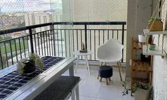 Imagem 2: Apartamento para venda com 68 m² com 2 quartos, 1 suíte - Varanda com churrasqueira