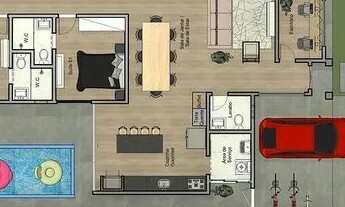 Imagem 4: Casa de Condomínio para venda em Parque Brasil 500 de 170.00m² com 3 Quartos, 3 Suites e 4