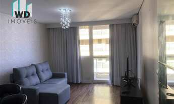 Imagem 1: Apartamento com 1 dormitório para alugar, 56 m² por R$ 4.541,97/mês - Alphaville Industria