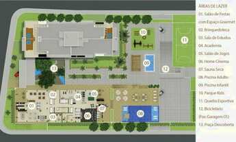 Imagem 3: Belíssimo Apto de 2 quartos com suíte, 2 garagens e estrutura completa. Veja as Fotos!!!