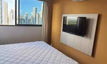 Imagem 3: Apartamento mobiliado em Boa Viagem com 1 quarto,andar alto,nascente e lazer