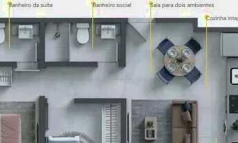 Imagem 2: Imóvel para venda possui 50 metros quadrados com 1 quarto em São Judas - Itajaí - SC