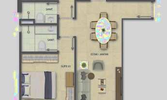 Imagem 4: Harmony Residências apartamento com 1 e 2 suites nascente no Costa Azul