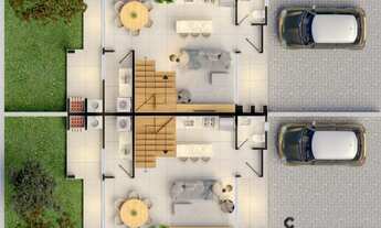 Imagem 5: Casa Sobrado 115m² com 3 quartos 2 vag garagem. Praia dos Ingleses