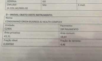 Imagem 2: Sala Orion Business & health complex