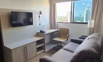 Imagem 2: Apartamento mobiliado em Boa Viagem com 1 quarto,andar alto,nascente e lazer