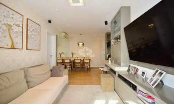 Imagem 2: APARTAMENTO SEMIMOBILIADO COM 3 QUARTOS SENDO 1 SUÍTE 2 VAGAS E ÁREA DE LAZER COMPLETA NO