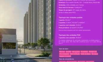 Imagem 2: Residencial Cidade das Dunas - Apto 2/4 sem suíte de 49 m², wc social, 1 vaga por 248.900