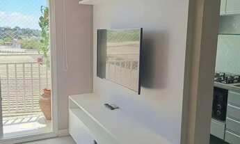 Imagem 4: Lindo apto mobiliado 2 quartos (1 suíte), churrasqueira e vaga. Infra completa. 4 min do I