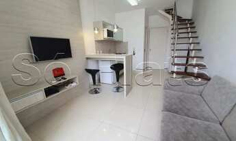 Imagem 2: Flat disponível para locação no Brooklin, contendo 39m² 1 dormitório e 1 vaga de garagem