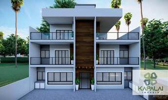 Imagem 2: Apartamento com cobertura apenas 80 metros do mar com 2 dormitórios à venda, 101 m² por R