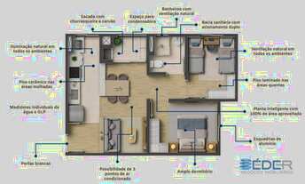 Imagem 5: Apartamento com 2 dormitórios à venda - Itajuba - Barra Velha/SC