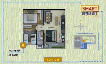 Imagem 6: Navegantes - Apartamento Padrão - Centro