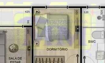 Imagem 2: Apartamento com 3 quartos sendo 1 suíte no Emiliano Perneta de Pinhais/PR