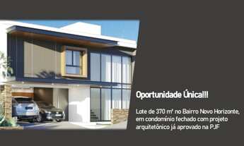 Imagem 2: Lote/Terreno para venda tem 370 metros quadrados em Novo Horizonte - Juiz de Fora - Minas