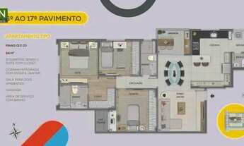 Imagem 4: Apartamento à venda, 3 quartos, 1 suíte, 2 vagas, Buritis - Belo Horizonte/MG