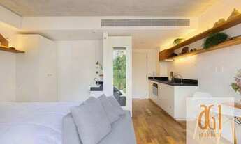 Imagem 3: Apartamento Studio com 1 dormitório para alugar, 28m² por R$ 3.800 mês, mais encargos - Vi