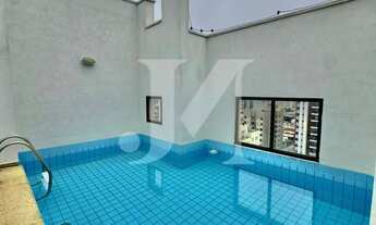 Imagem 6: Cobertura de 270m², 3 Suítes e 4 Vagas, Piscina Privativa, Churrasqueira Ampla Área Gourme