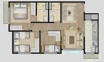 Imagem 4: PORTO NOBRE vende ALTOS DO GERMÂNIA, apartamento de alto padrão com 3 dormitórios, sendo 1