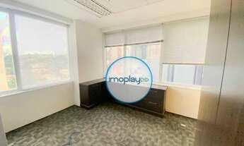 Imagem 5: Laje comercial com 218m² piso elevado com carpete, 04 banheiros, salas de reuniões e 08 va