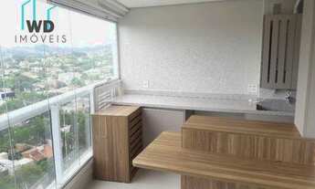 Imagem 5: Apartamento com 1 dormitório (sendo 1 suíte) para alugar, 63 m² por R$ 4.907/mês - Empresa