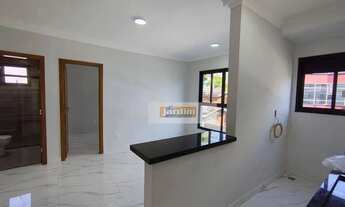 Imagem 3: Apartamento com 1 dormitório para alugar, 40 m² por R$ 2.700,00/mês - Jardim do Mar - São