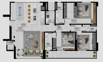 Imagem 7: Apartamento 3 Dormitórios para venda em Balneário Camboriú - SC