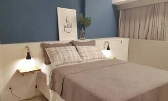 Imagem 2: Flat mobiliado com vista p/ mar, mobiliado, andar alto