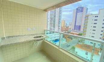 Imagem 3: Apartamento 2 dormitórios sendo 1 suíte, sacada gourmet, 2 vagas na Ocian á 300 mts da pra