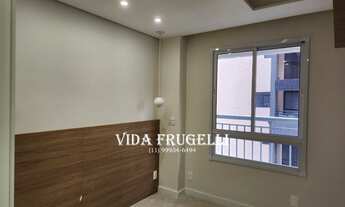 Imagem 7: Studio de 31m² semi-mobiliado, com quarto. Em Pinheiros, a 200m do metrô Oscar Freire São