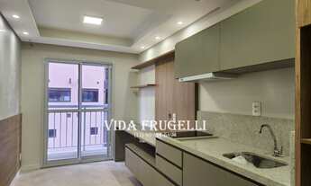 Imagem: Studio de 31m² semi-mobiliado, com quarto