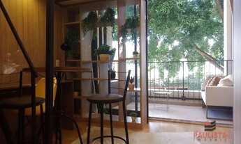 Imagem 2: Studio com mezanino mobiliado ao lado do metrô Santa Cruz