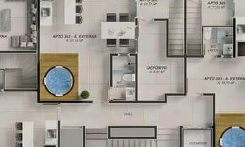 Imagem 5: Apartamento Duplex à venda 3 quartos 2 suítes 7 banheiros 2 vagas Bancários João Pessoa