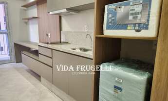 Imagem 2: Studio de 31m² semi-mobiliado, com quarto. Em Pinheiros, a 200m do metrô Oscar Freire São