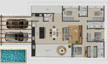 Imagem 4: Casa em Condomínio para Venda em Petrópolis, Araras, 4 dormitórios, 2 suítes, 3 banheiros