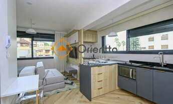 Imagem 6: Apartamento studio mobiliado de 26m², com 1 dormitório, cozinha equipada no MONT