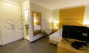 Imagem 2: Flat em Congonhas para hospedagem, andar alto. Com entrada imediata e sem fiador!