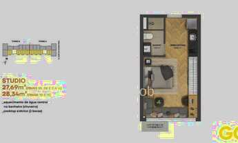 Imagem 5: Apartamento com 1 dormitório à venda, 27 m² por R$ 469.000,00 - Cidade Baixa - Porto Alegr